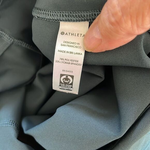 Athleta Leggings Size XSP Gently used Green - Picture 6 of 7